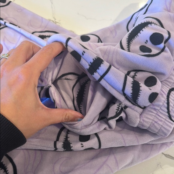 Disney Women's Sleep Pants - Purple Jack Skellington Nightmare Before Christmas - Picture 7 of 10
